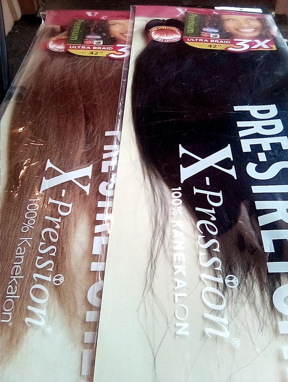 Premium Synthetic Braiding Hair – Black and Brown